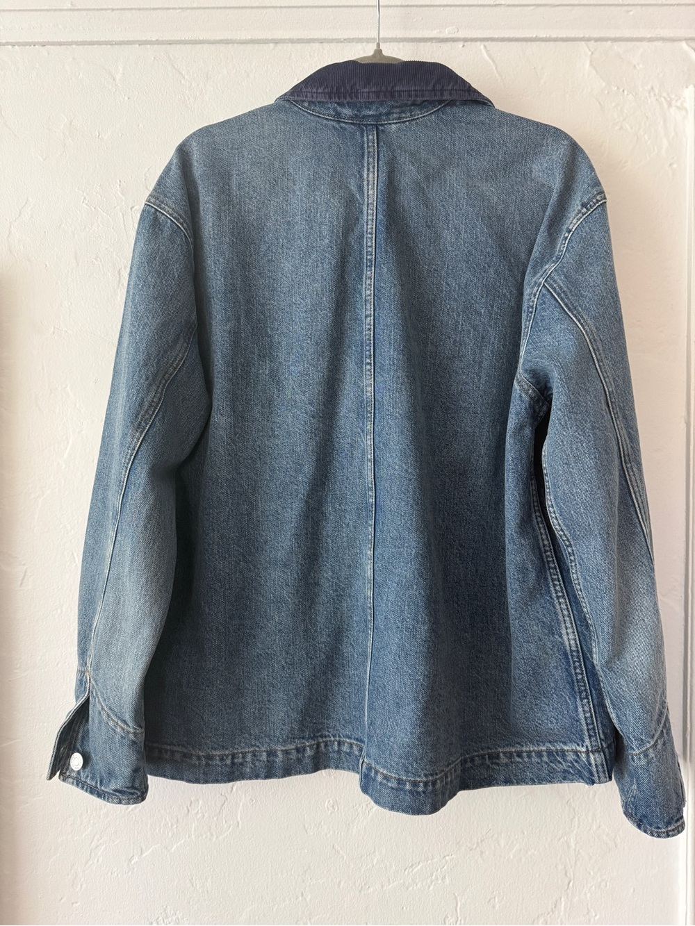 NWOT Gap denim chore barn jacket corduroy collar medium - Picture 3 of 3